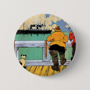 Badge Rond 5 Cm Poster American Line