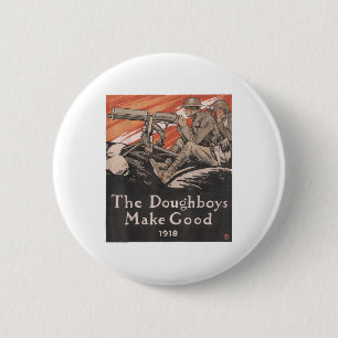 Badge Rond 5 Cm Poster Propagande Américaine vintage Usa Army Worl