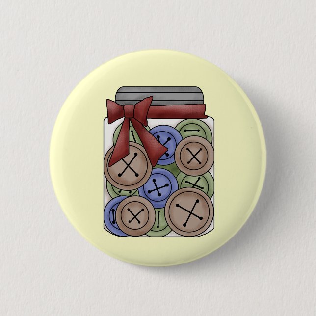 Badge Rond 5 Cm Pot de bouton (Devant)