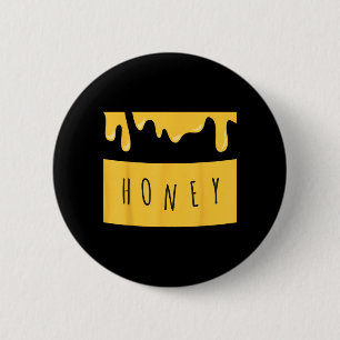 Badge Rond 5 Cm Pot de miel déguisement