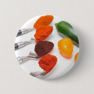 Badge Rond 5 Cm Poudre de piment