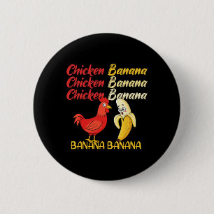 Badge Rond 5 Cm Poulet Nana Mème Drôle Humour Aléatoire