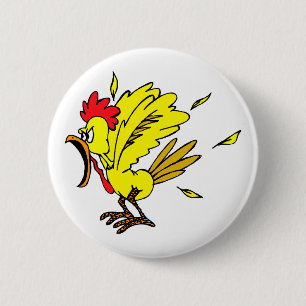 Badge Rond 5 Cm Poulet pas cher