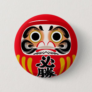 Badge Rond 5 Cm Poupée de Daruma