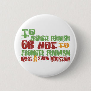 Badge Rond 5 Cm Pour favoriser le féminisme