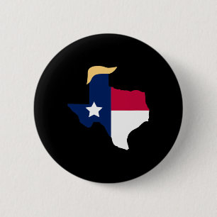 Badge Rond 5 Cm Pour l'élection de Trump 2020 Texas Drapeau Trump