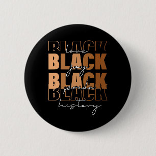 Badge Rond 5 Cm Pour les femmes noires Mois de l'histoire noire Re