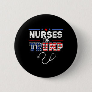 Badge Rond 5 Cm Pour Trump 2024 Soutenez Donald Trump - Le drapeau