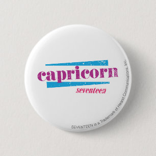 Badge Rond 5 Cm Pourpre de Capricorne
