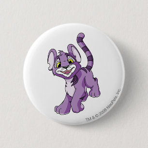 Badge Rond 5 Cm Pourpre de Kougra