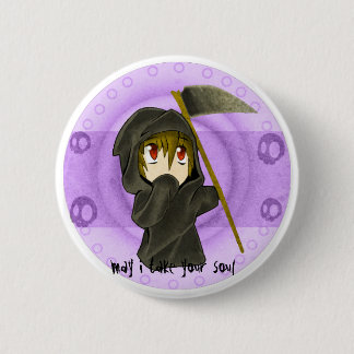 Badge Rond 5 Cm pourpre de la mort