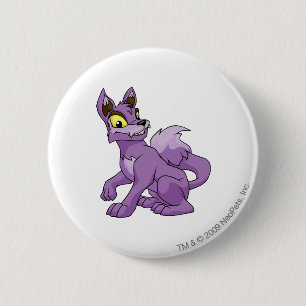Badge Rond 5 Cm Pourpre de Lupe