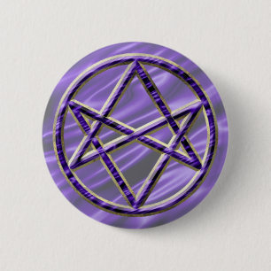 Badge Rond 5 Cm Pourpre royal unicursale