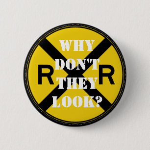 Badge Rond 5 Cm Pourquoi ne regardent-ils pas ?