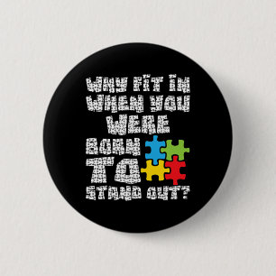Badge Rond 5 Cm Pourquoi S'Inscrivez-Vous Quand Vous Êtes Né Pour