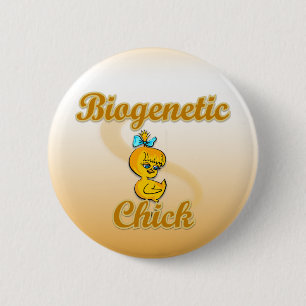 Badge Rond 5 Cm poussin biogénétique