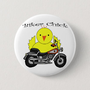 Badge Rond 5 Cm Poussin de cycliste