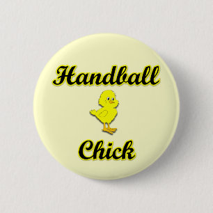 Badge Rond 5 Cm Poussin de handball