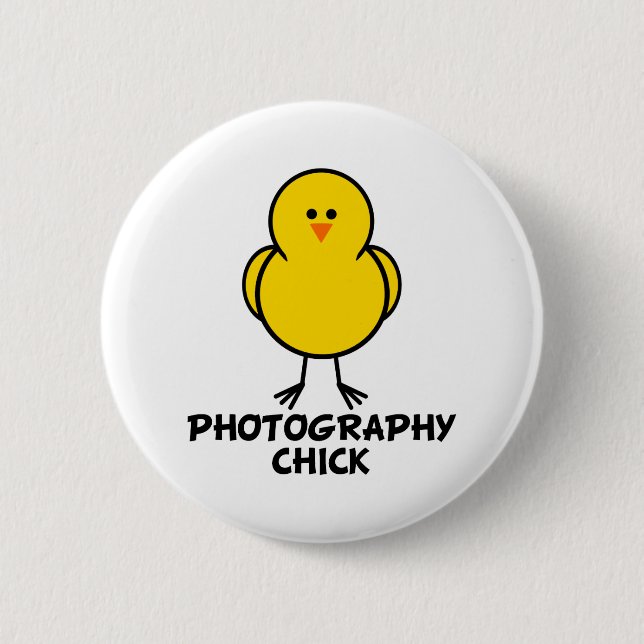 Badge Rond 5 Cm Poussin de photographie (Devant)