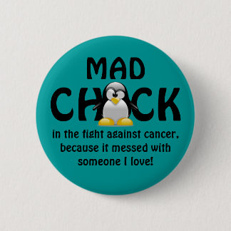 Badge Rond 5 Cm Poussin fou