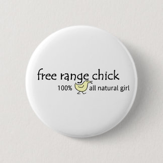 Badge Rond 5 Cm Poussin libre de gamme