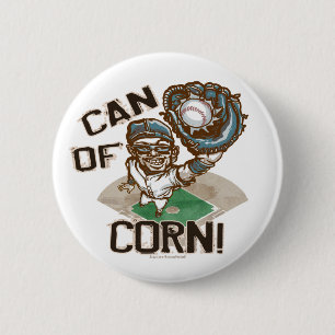 Badge Rond 5 Cm Pouvez du maïs ! Bouton