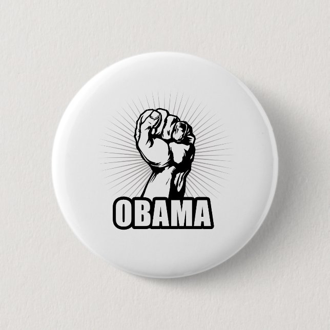BADGE ROND 5 CM POUVOIR OBAMA (Devant)