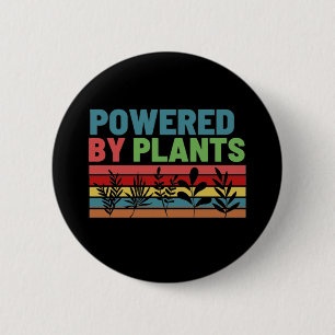 BADGE ROND 5 CM POUVOIR PAR DES PLANTES