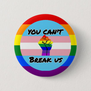Badge Rond 5 Cm Pouvoir transgenre