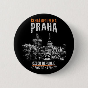 Badge Rond 5 Cm Prague