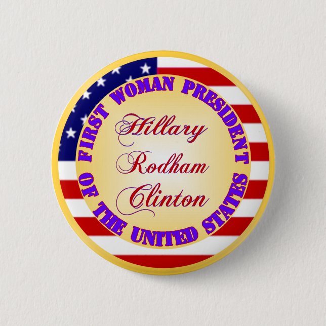 Badge Rond 5 Cm Première femme (Devant)