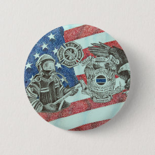 Badge Rond 5 Cm Premiers répondeurs
