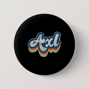 Badge Rond 5 Cm Prénom Garçon style Vintage les années 70 80s Pers