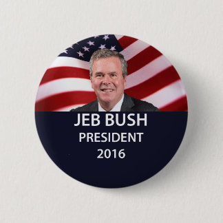 Badge Rond 5 Cm Président 2016 bouton de Jeb Bush