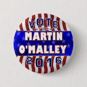Badge Rond 5 Cm Président de Martin O'Malley élection 2016