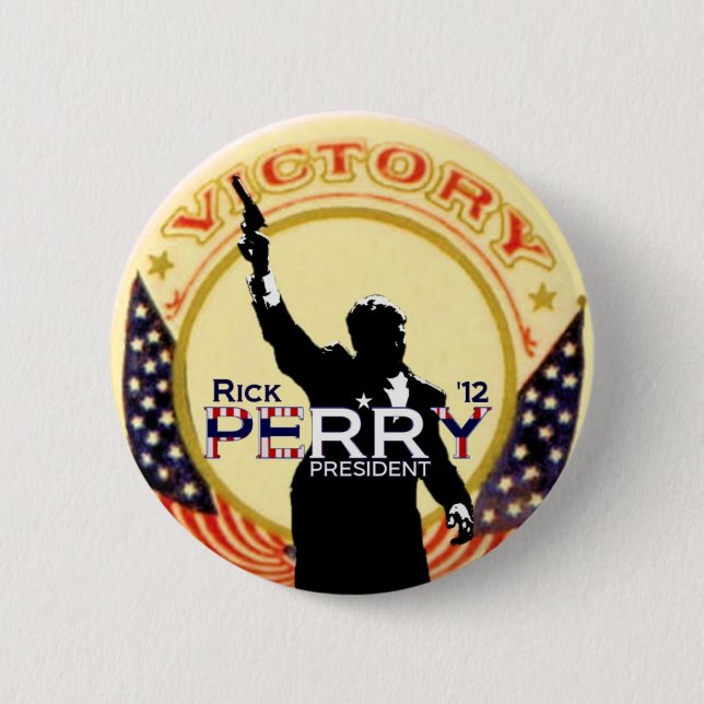 BADGE ROND 5 CM PRÉSIDENT DE PERRY (Devant)
