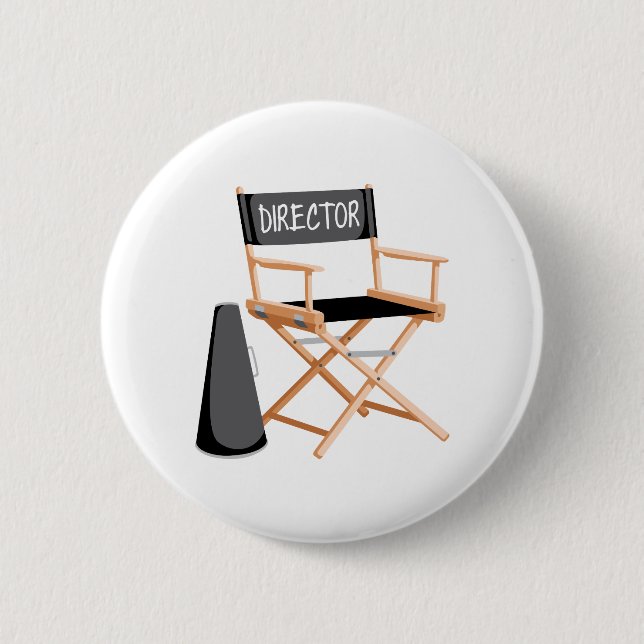 Badge Rond 5 Cm Président du Directeur (Devant)