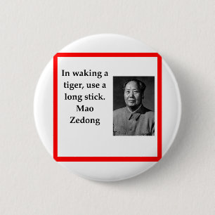 Badge Rond 5 Cm Président Mao