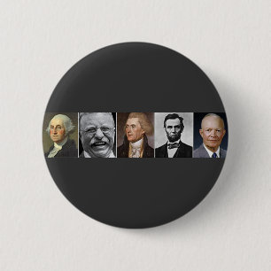 Badge Rond 5 Cm Présidents des États-Unis