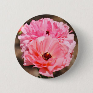 Badge Rond 5 Cm Presse en rose