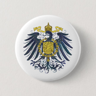 Badge Rond 5 Cm Preussian métallique Eagle