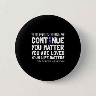 Badge Rond 5 Cm Prévention du suicide et dépression de la personne