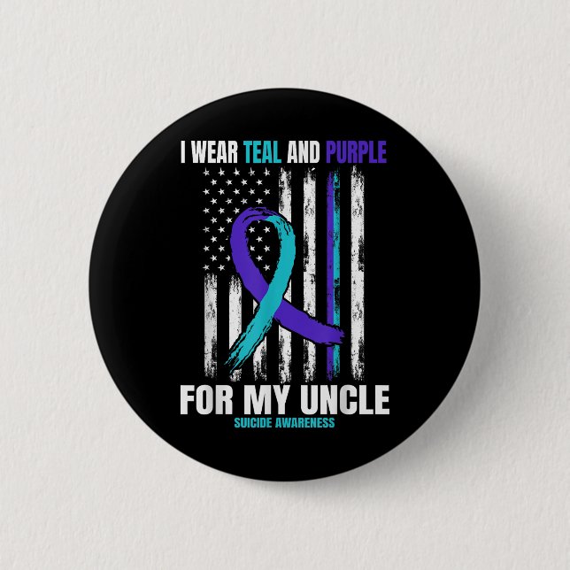 Badge Rond 5 Cm Prévention du suicide Femmes Hommes Oncle Ameri (Devant)