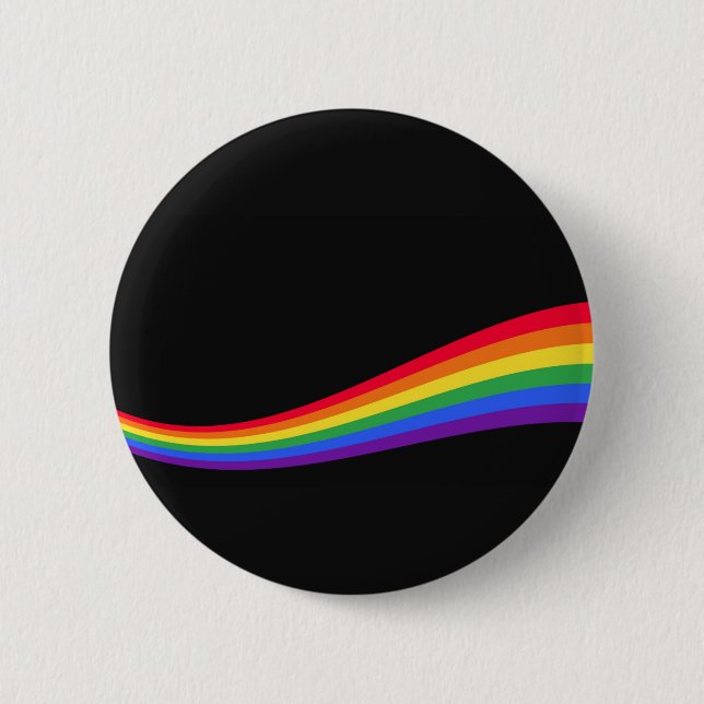 Badge Rond 5 Cm Pride arc-en-ciel (Devant)