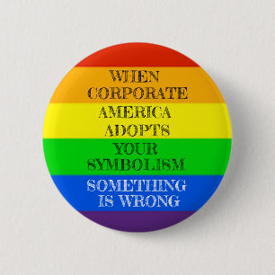 Badge Rond 5 Cm Pride arc-en-ciel sélectionnée