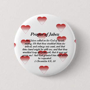 Badge Rond 5 Cm Prière de bouton de Jabez