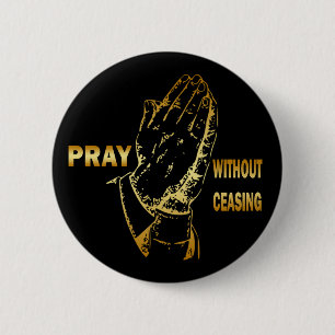 BADGE ROND 5 CM PRIEZ SANS CESSATION
