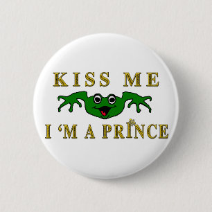 Badge Rond 5 Cm Prince de grenouille