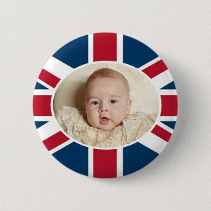 Badge Rond 5 Cm Prince George - William et Kate