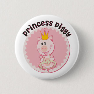 Badge Rond 5 Cm Princess_Piggy
